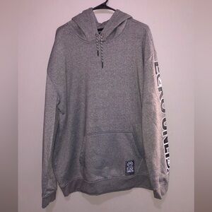 Ecko Unlimited Men’s Big & Tall Grey Hoodie Sweatshirt
